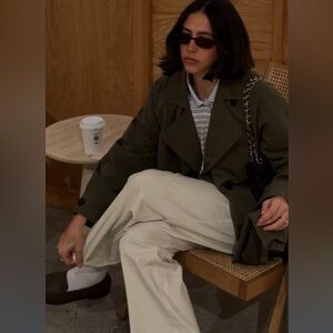 EVERLANE SEAMED BALLOON PANT, Color Birch